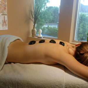 Hot stone therapy